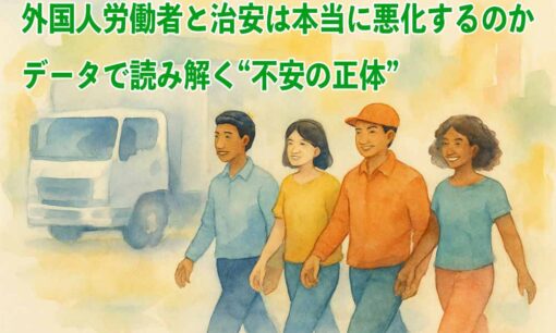 外国人労働者と治安は本当に悪化するのか──データで読み解く“不安の正体”