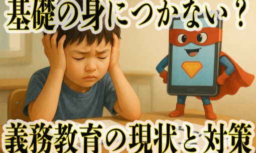基礎の身につかない？義務教育の現状と対策
