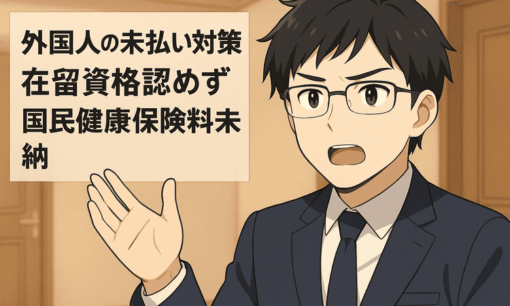 外国人の国保未納、在留資格更新に影響へ　厚労省が2027年6月から制度改正を発表
