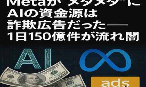 Metaの倫理観が“メタメタ”に　AI投資の資金源は詐欺広告だった  1日150億件が流れる闇