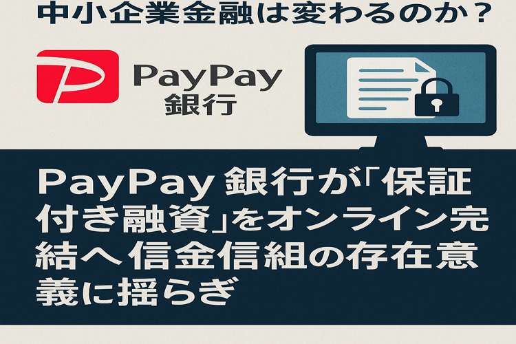 PayPay銀行、信用保証協会