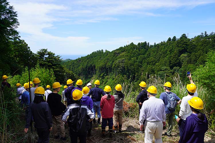 東京大学千葉演習林×EMIELD株式会社　伊藤忠建材様への研修プログラム