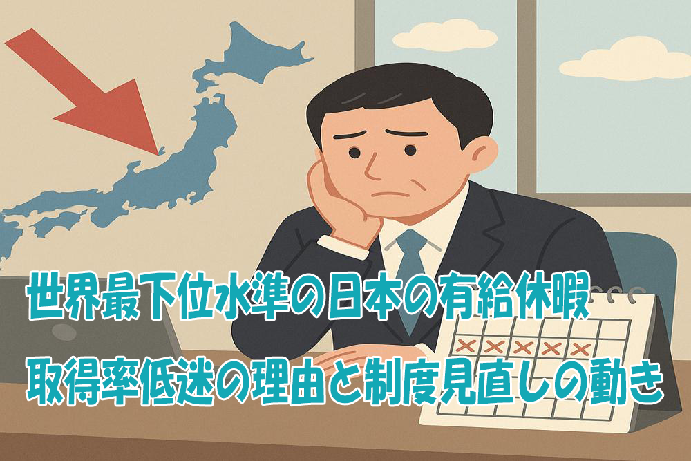 日本の有給休暇取得率