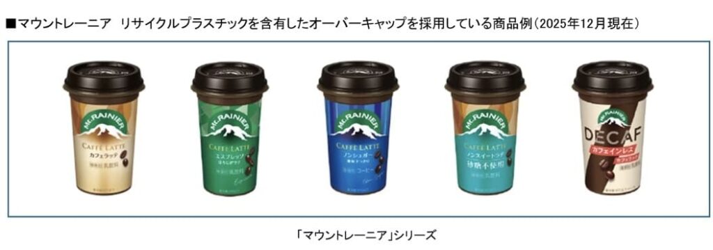 【ESG経営】マウントレーニアの「リサイクルキャップ」が実現するCO2・プラ削減効果:森永乳業のサステナブル戦略