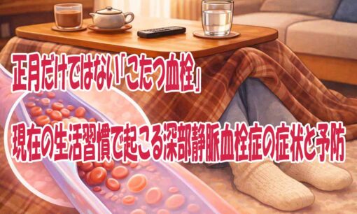 正月だけではない「こたつ血栓」　現在の生活習慣で起こる深部静脈血栓症の症状と予防