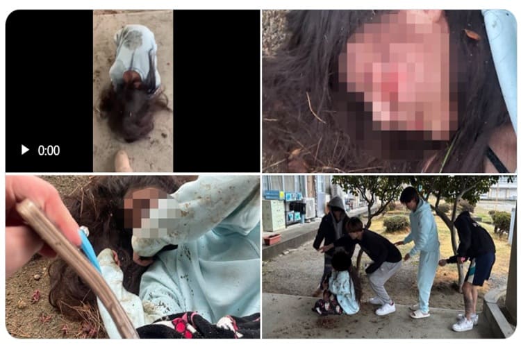 会津若松市立第五中学校・暴行動画