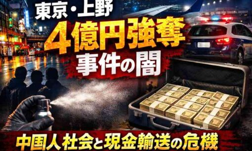 東京・上野4億円強奪事件の裏側で何が起きているのか　犯人は誰だ？ 中国人社会と地下経済のある噂