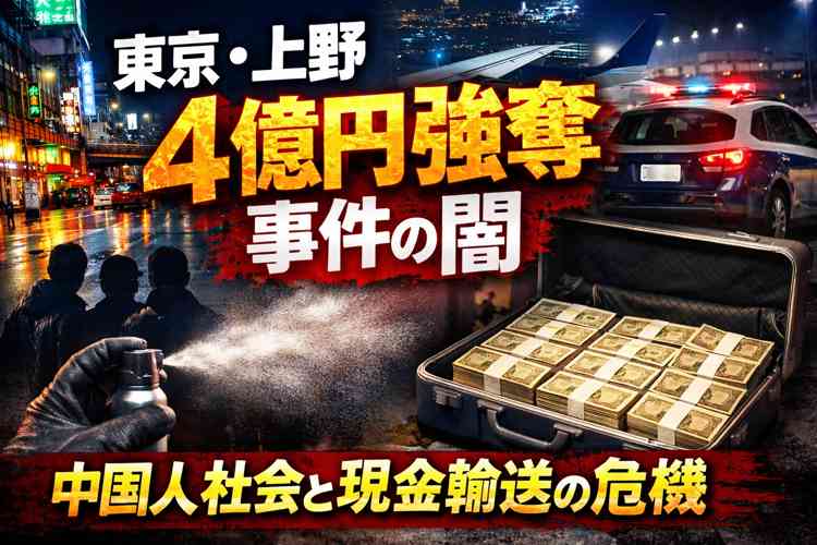 東京上野4億円強奪事件の闇