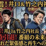 令和の虎井口・竹之内社長引退！相次ぐ卒業が示す番組のマンネリ危機