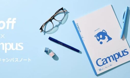 Zoff×コクヨの「捨てない」戦略　レンズ包装紙をCampusノートへ