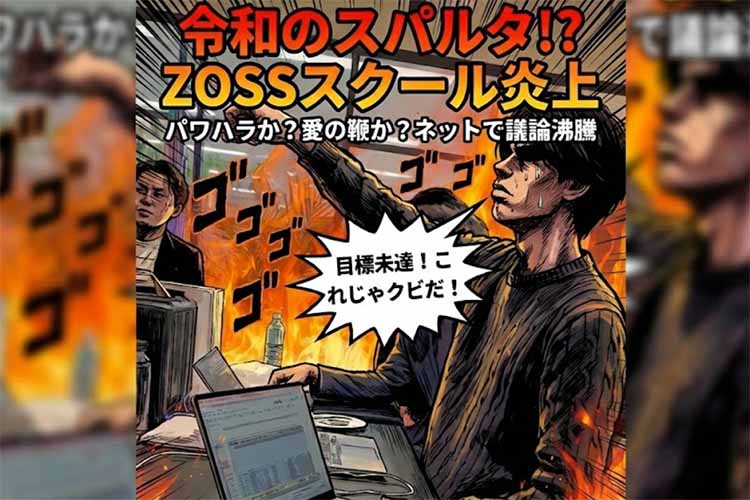 ZOSS Schoolのパワハラ動画が拡散