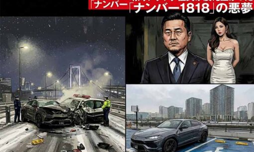 築地大橋パトカー撃突のランボルギーニ運転手・劉長然の呆れた正体とは？