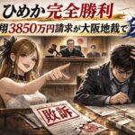 ひめか完全勝利 エクシア元代表・菊地翔3850万円請求が大阪地裁で完敗 大阪北新地No.1キャバ嬢の無敵末路にX冷笑の嵐