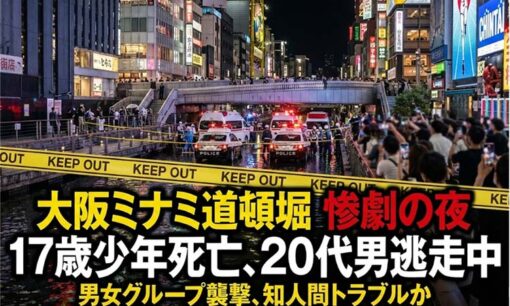 【大阪・ミナミ道頓堀】17歳少年死亡の「凄惨な夜」…男女グループを次々襲った“20代男”の正体