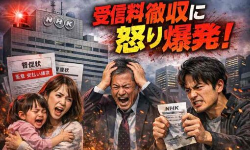 NHK井上新会長の受信料「公平な負担」発言が炎上！督促強化への不満も噴出