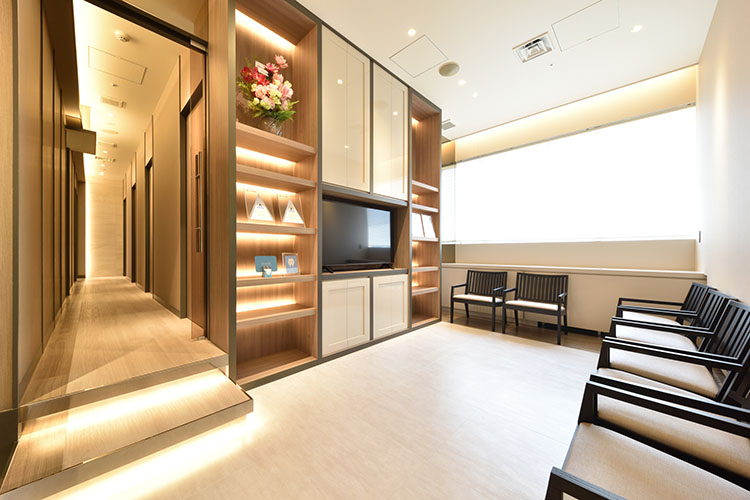 千葉センシティ矯正歯科の待合室