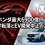 【解説】ホンダ最大6900億円の赤字転落とEV開発中止の深層｜2040年脱ガソリン目標の現実的修正と未来図