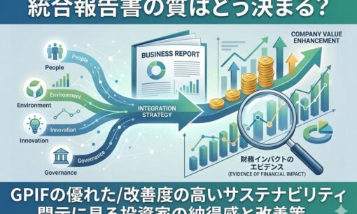統合報告書の質はどう決まるか？GPIFの優れた/改善度の高いサステナビリティ開示に見る投資家の納得感と改善策