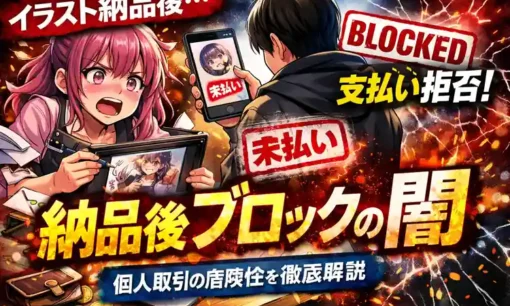 イラスト依頼で「納品後ブロック」騒動　個人間クリエイター取引の危うさ