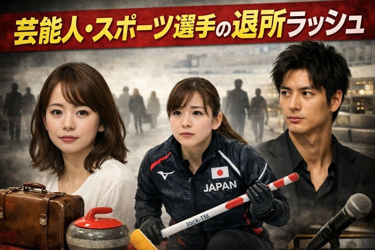 芸能人・アスリート退所ラッシュ