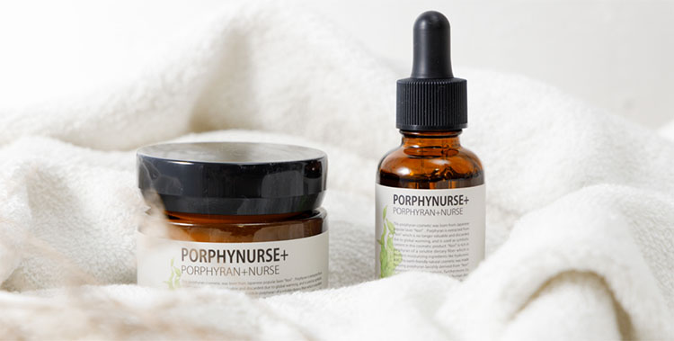 海苔からつくられた化粧水