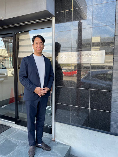 西部海苔店・西出社長