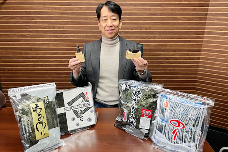 西部海苔店・西出社長