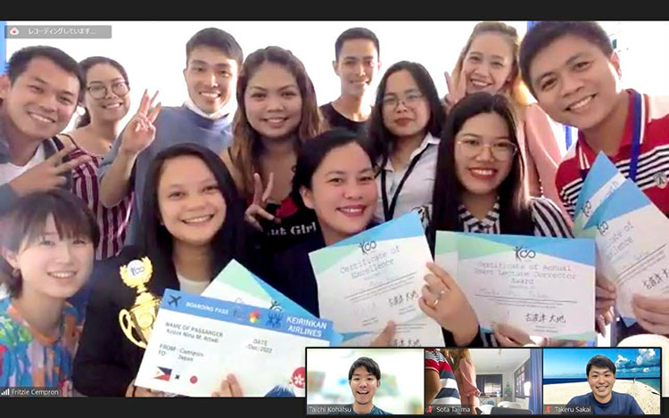 遠山さくらさん フィリピンにて(提供:ドットアンド)