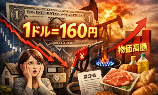 【円安】ドル円160円台で家計をさらに圧迫　中東危機が招く生活防衛局面