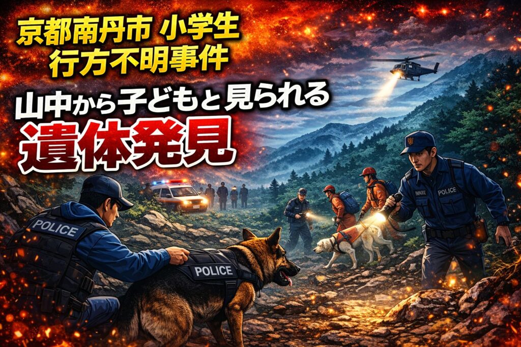 京都府南丹市小学生不明事件
