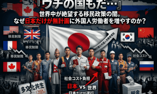 「ウチの国もだ…」世界中が絶望する移民政策の闇。なぜ日本だけが無計画に外国人労働者を増やすのか？