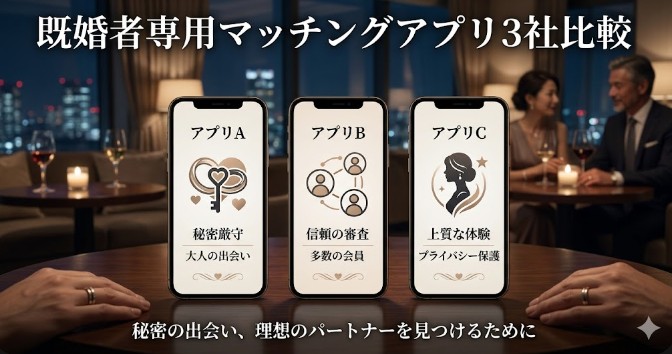 既婚者専用マッチングアプリ比較 2026年4月最新