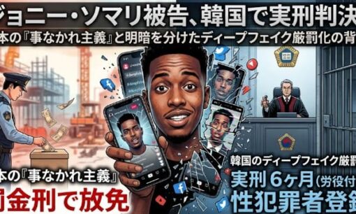 迷惑系配信者ジョニー・ソマリ被告、韓国で実刑判決。日本での逮捕から続く暴走と厳罰化の世界潮流