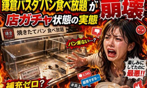 鎌倉パスタ「パン食べ放題」が炎上　“パン全然来ない”地獄体験に不満爆発