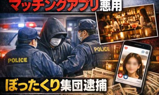 マッチングアプリ悪用のぼったくり集団トップ逮捕　悪質な詐欺の手口と「トクリュウ化」の実態