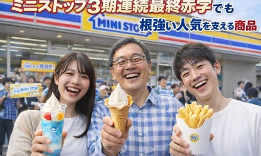 ミニストップ 消費期限偽装問題で3期連続最終赤字 56億円の損失計上、店舗数はピークから減少も根強いファン層支える