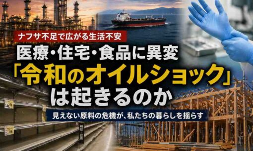 ナフサ不足で医療・住宅・食品に異変　「令和のオイルショック」は現実になるのか