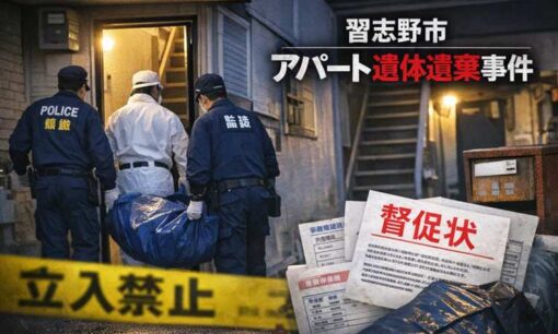 習志野アパート遺体放置事件　家賃滞納から発覚した37歳女逮捕の異様な4カ月