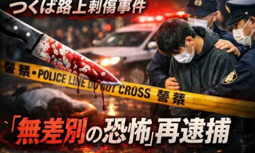 「知らない男を刺した」つくば路上刺傷で23歳男を殺人未遂容疑で再逮捕　広がる通り魔不安
