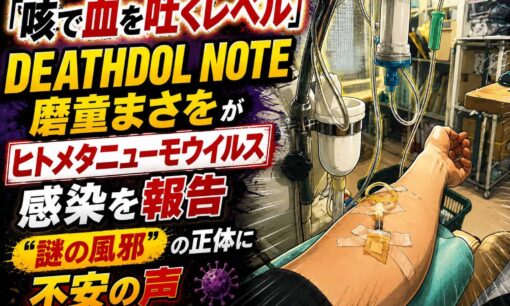 「咳で血を吐くレベル」DEATHDOL NOTE磨童まさをがヒトメタニューモウイルス感染を報告　“謎の風邪”の正体に不安の声