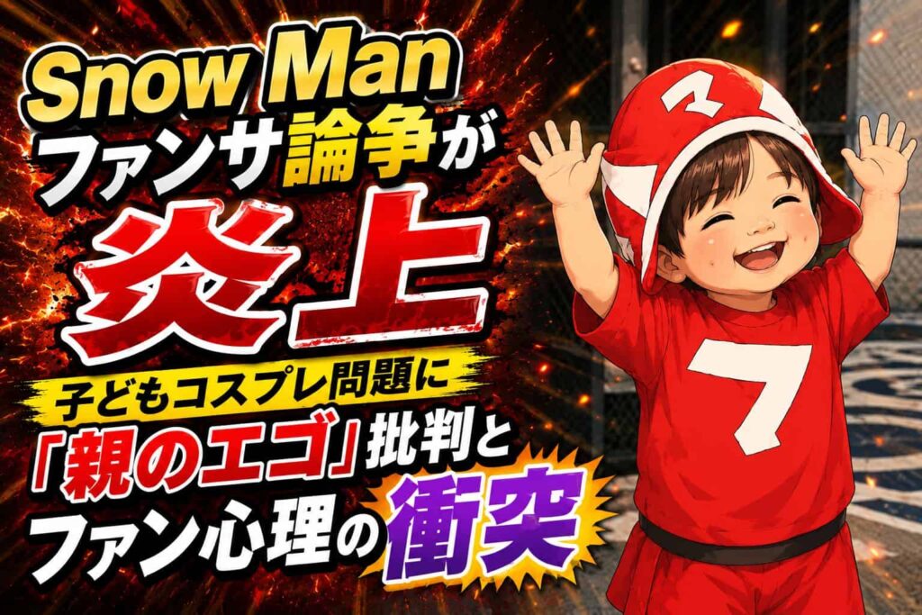 SnowManファンサ炎上