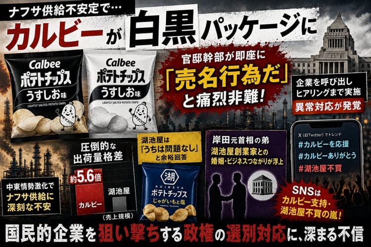 カルビー　ナフサ　売名行為