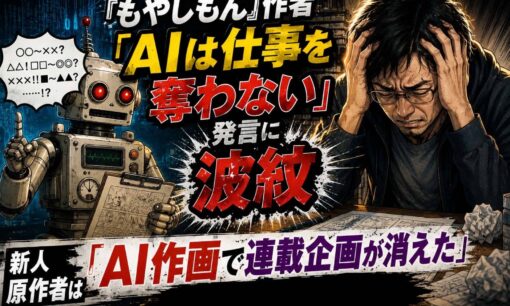 『もやしもん』作者「AIは仕事を奪わない」発言に波紋　新人原作者は「AI作画で連載企画が消えた」