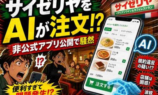 サイゼリヤでの注文をAIで？！Xで非公式クライアントが公開され議論噴出