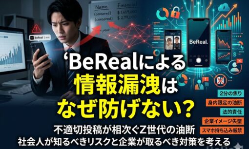 BeRealによる情報漏洩はなぜ防げない？不適切投稿が相次ぐZ世代の油断　社会人が知るべきリスクと企業が取るべき対策を考える