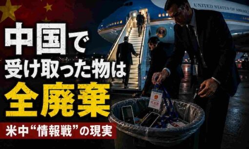 「中国で受け取った物は持ち込むな」　トランプ訪中団“全廃棄”が映した米中サイバー戦争