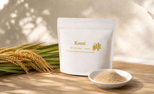 未利用資源の“籾殻”に新たな価値を。NINE SENSEの「Kami – 神 -」ブランドが食から見つめ直す自然と人の関係性