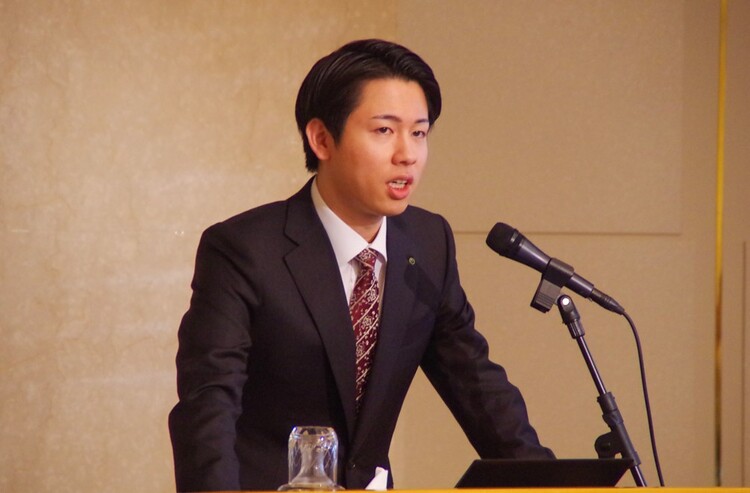 一般社団法人フードネクサスジャパン 理事長 中村 仁彦氏（富士産業株式会社 代表取締役社長　撮影：綿引 亮介、以下同）