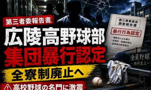 広陵高野球部、暴行を集団認定 全寮制廃止へ 第三者委員会の調査報告書を公表