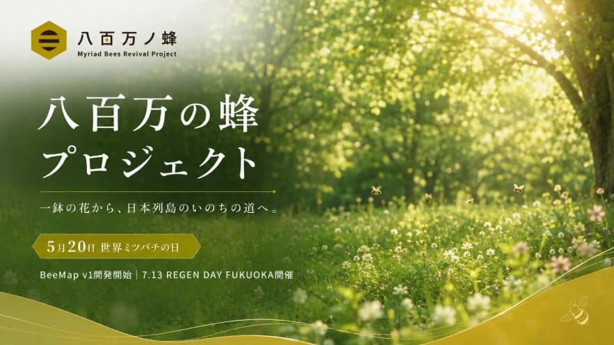 福岡発「八百万の蜂プロジェクト」始動